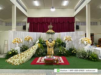 รับจัดดอกไม้งานศพ ครบที่เดียว